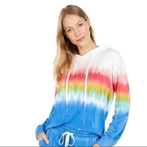 Pj Salvage Tie Dye Sweater With Hoody